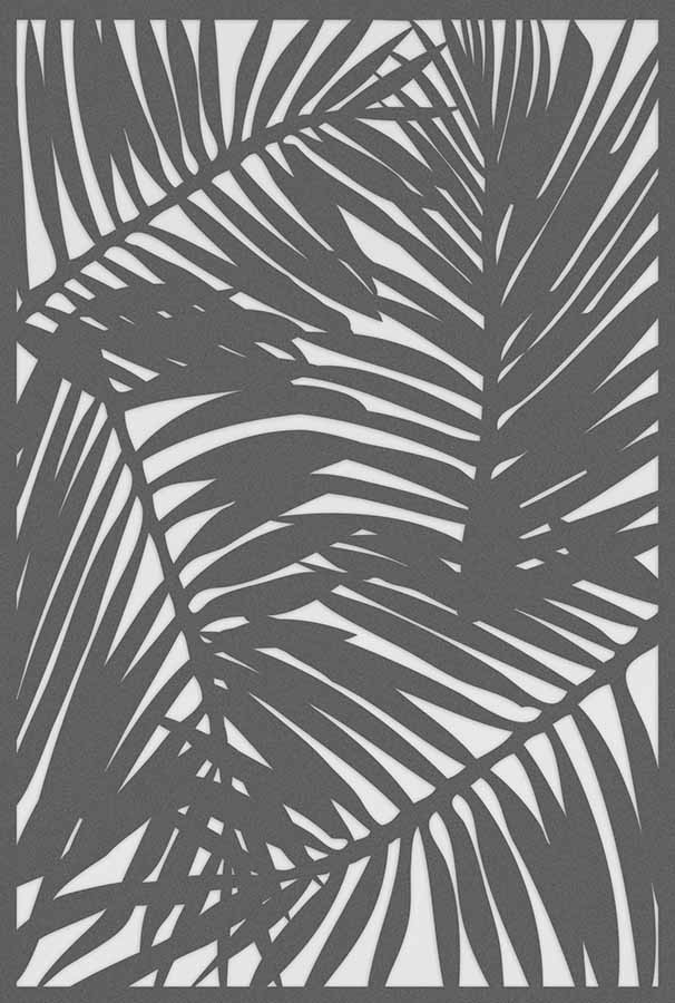 palm leaves laser cut panel screen metal patterns decor without option 1792