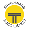Round Titan Cut logo, circled with Shipping Included 
