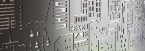 Close Look of Laser Cut Screen Cutouts