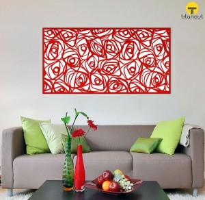 metal-laser-cut-panel-screen-wall-art-decor-Roses-1
